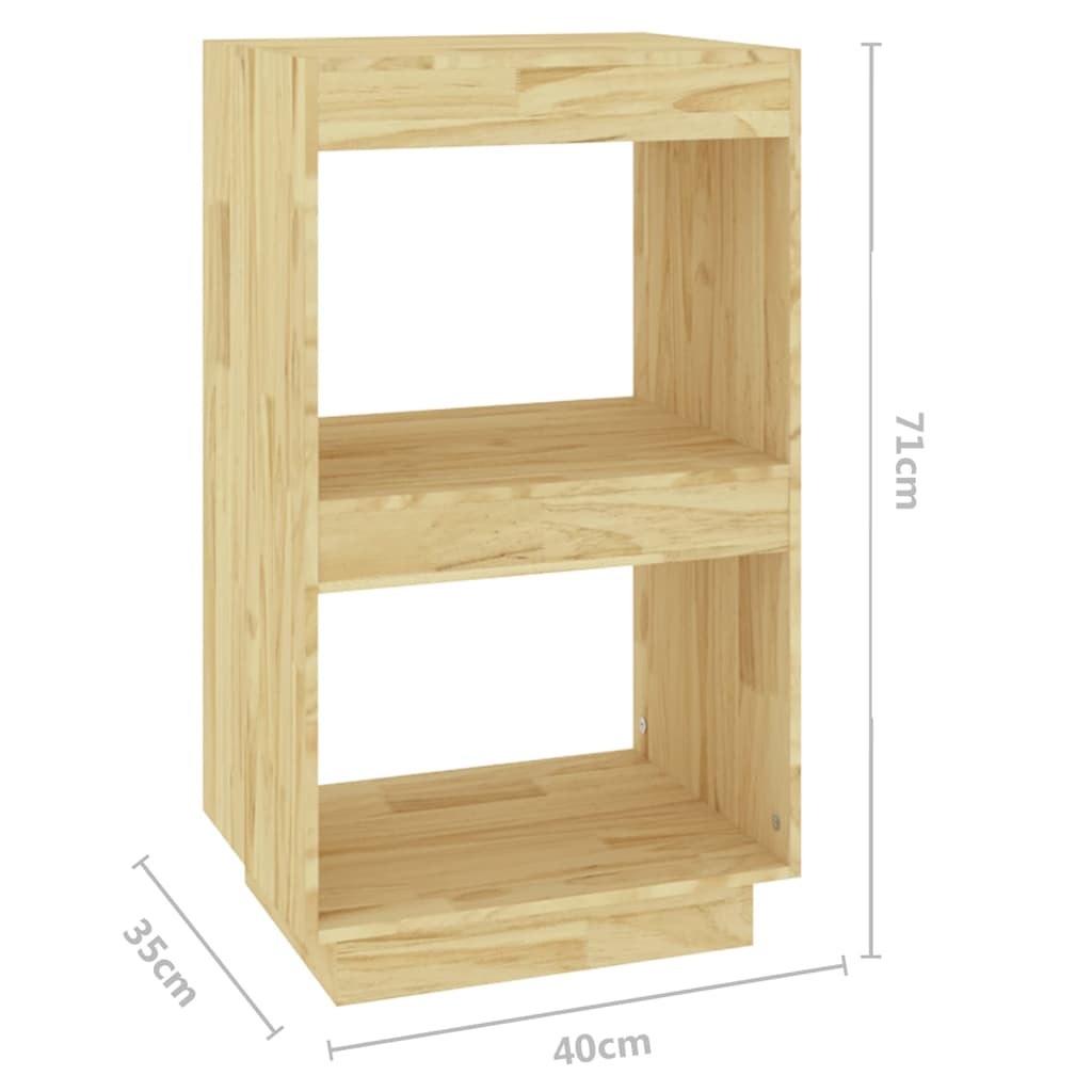 Boekenkast Massief Grenenhout 40 x 35 x 71 cm Naturel