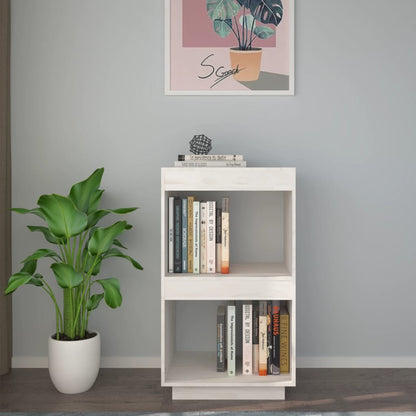Boekenkast Massief Grenenhout 40 x 35 x 71 cm Wit