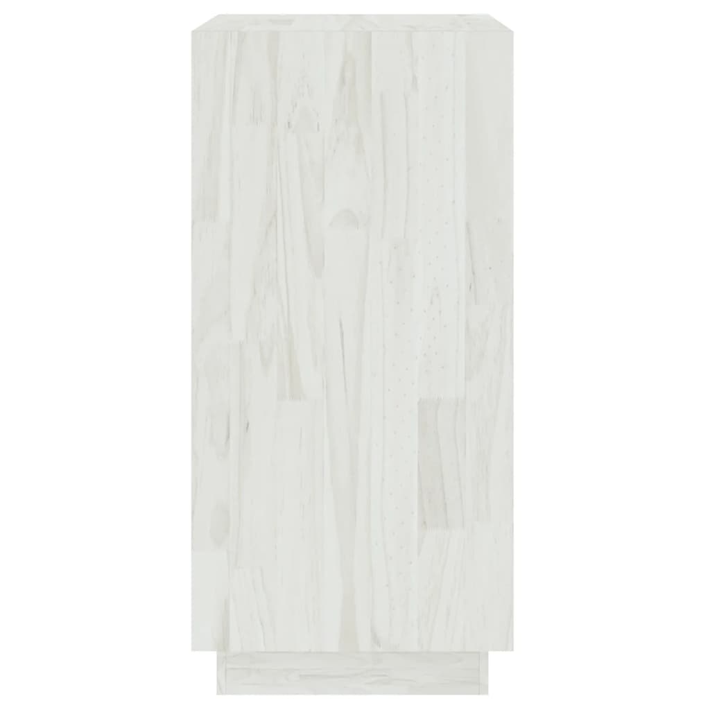 Boekenkast Massief Grenenhout 40 x 35 x 71 cm Wit