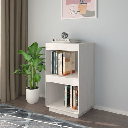 Boekenkast Massief Grenenhout 40 x 35 x 71 cm Wit