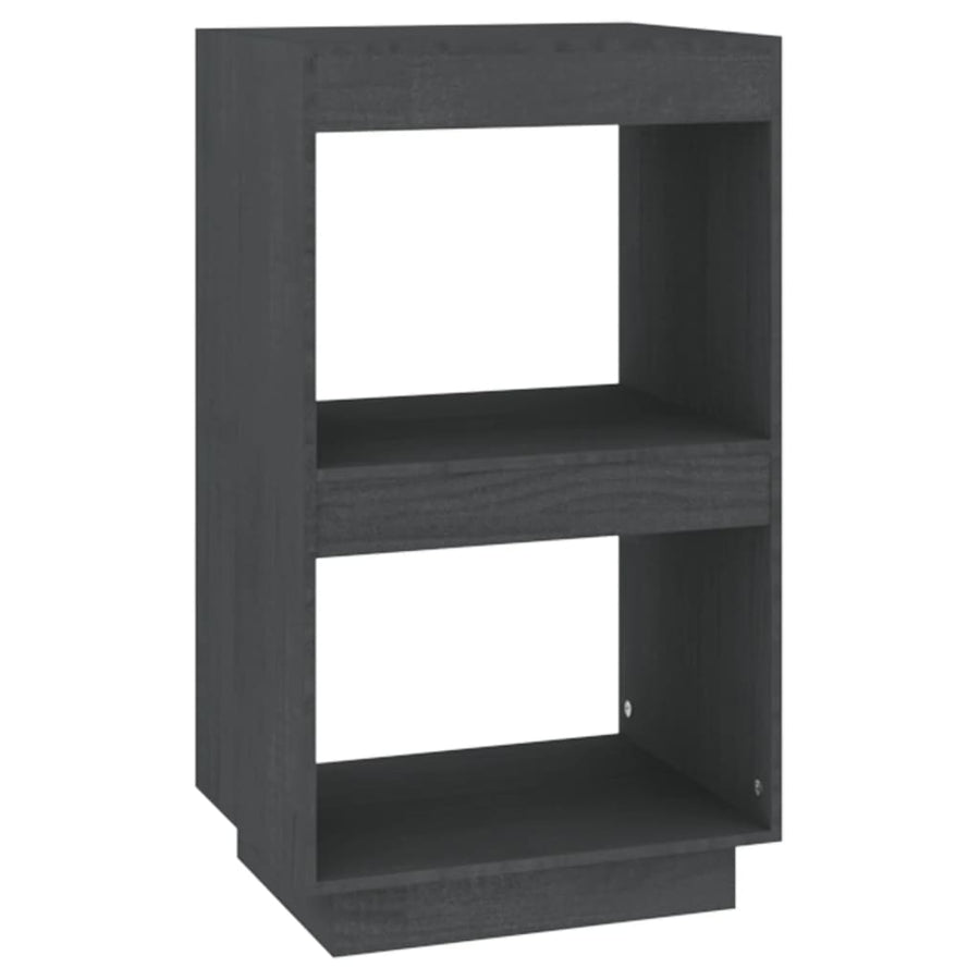 Boekenkast Massief Grenenhout 40 x 35 x 71 cm Grijs