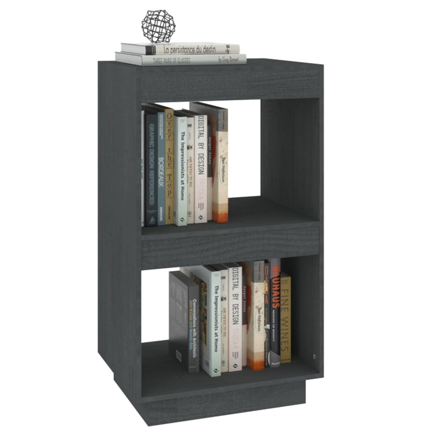 Boekenkast Massief Grenenhout 40 x 35 x 71 cm Grijs