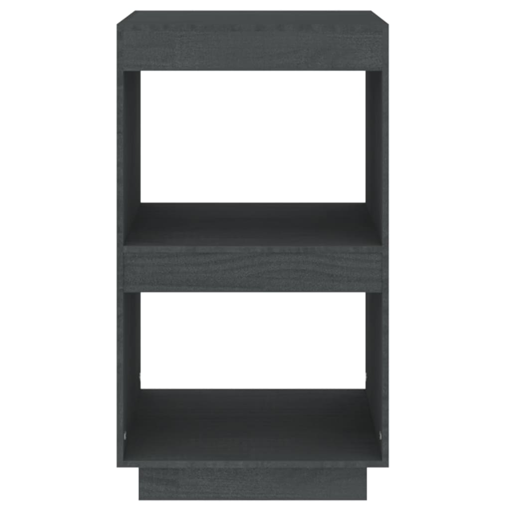 Boekenkast Massief Grenenhout 40 x 35 x 71 cm Grijs