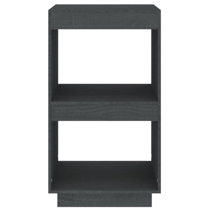 Boekenkast Massief Grenenhout 40 x 35 x 71 cm Grijs