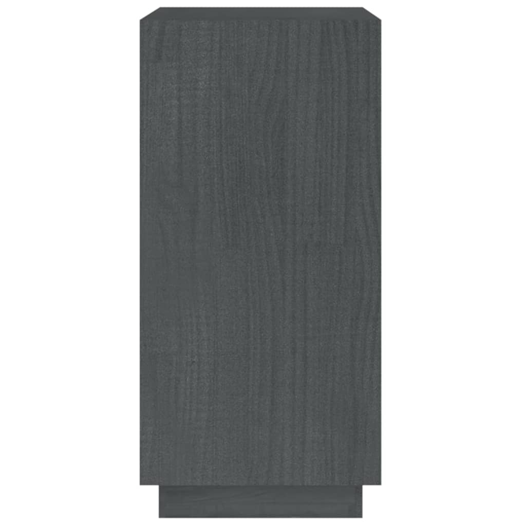Boekenkast Massief Grenenhout 40 x 35 x 71 cm Grijs