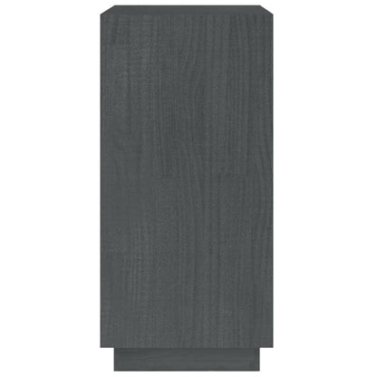 Boekenkast Massief Grenenhout 40 x 35 x 71 cm Grijs