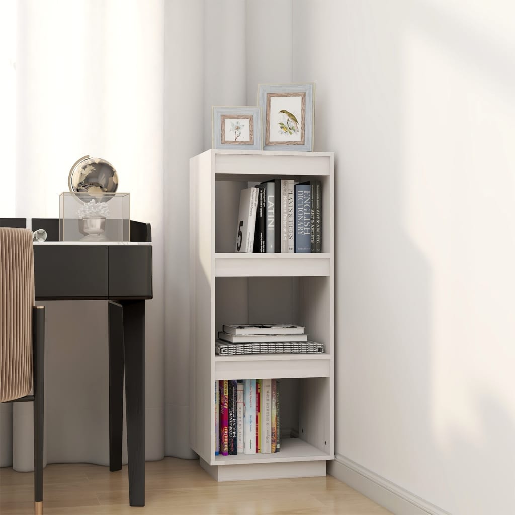 Boekenkast/Kamerscherm Massief Grenenhout 40 x 35 x 103 cm Wit