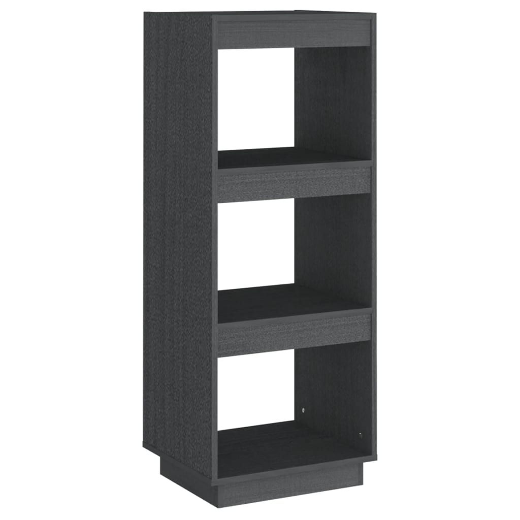 Boekenkast/Kamerscherm Massief Grenenhout 40 x 35 x 103 cm Grijs