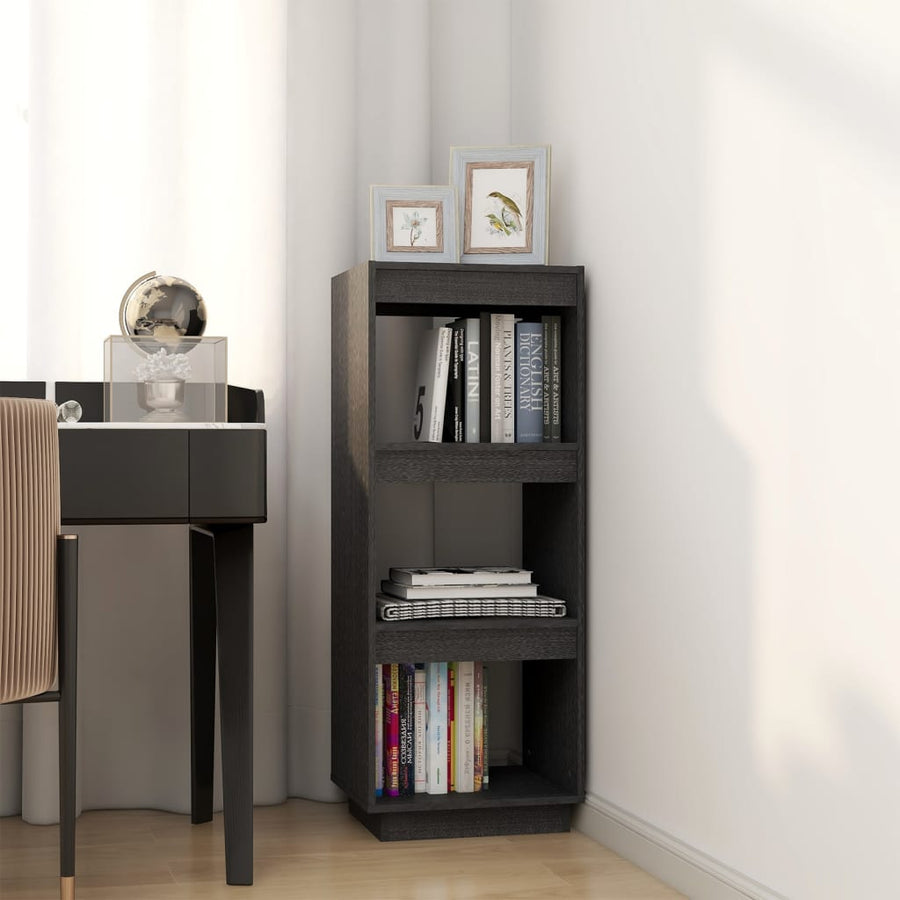 Boekenkast/Kamerscherm Massief Grenenhout 40 x 35 x 103 cm Grijs