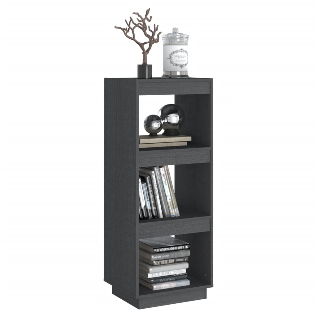 Boekenkast/Kamerscherm Massief Grenenhout 40 x 35 x 103 cm Grijs