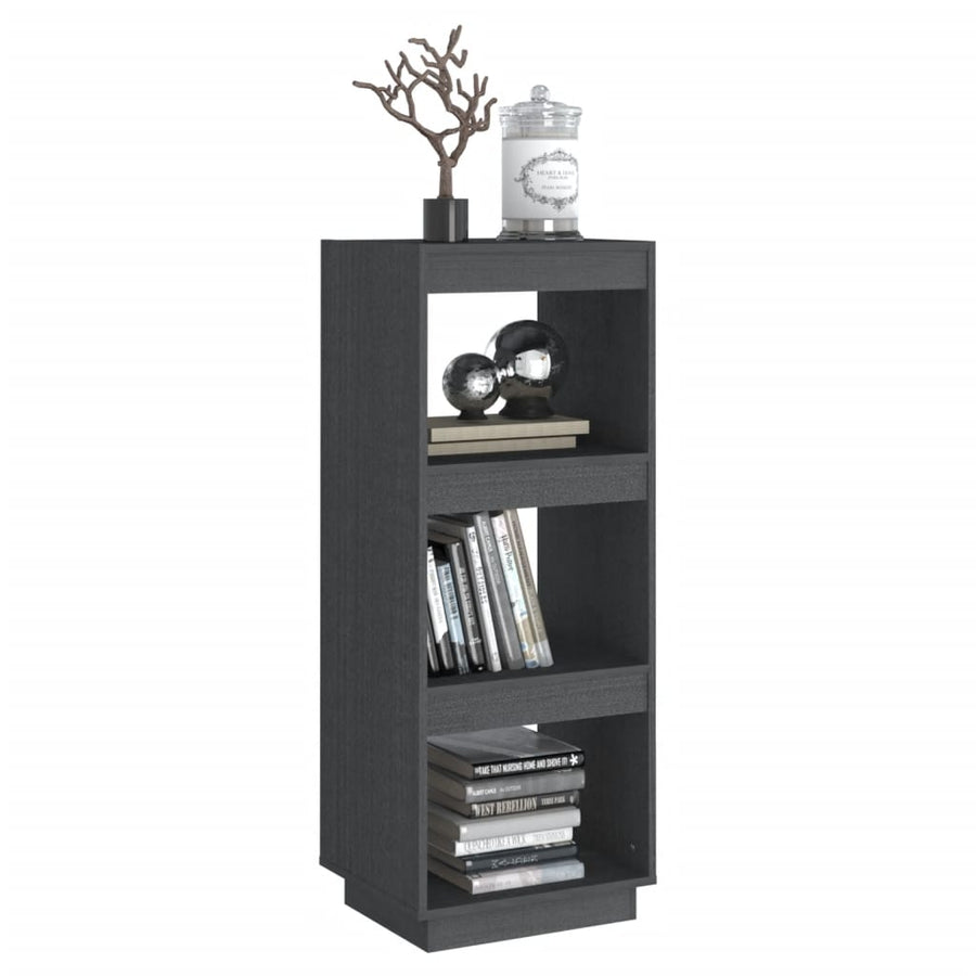 Boekenkast/Kamerscherm Massief Grenenhout 40 x 35 x 103 cm Grijs