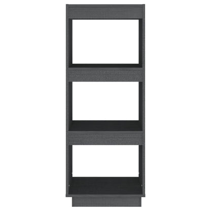 Boekenkast/Kamerscherm Massief Grenenhout 40 x 35 x 103 cm Grijs