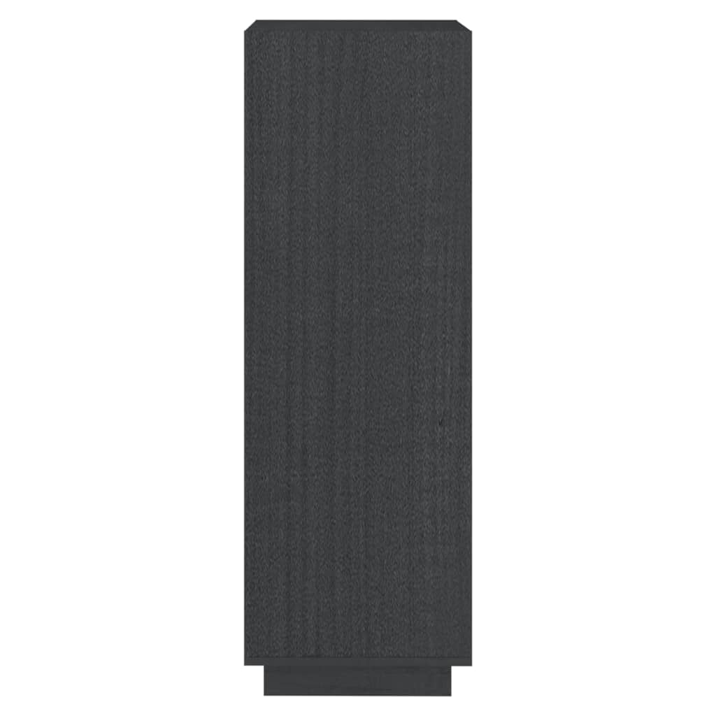 Boekenkast/Kamerscherm Massief Grenenhout 40 x 35 x 103 cm Grijs