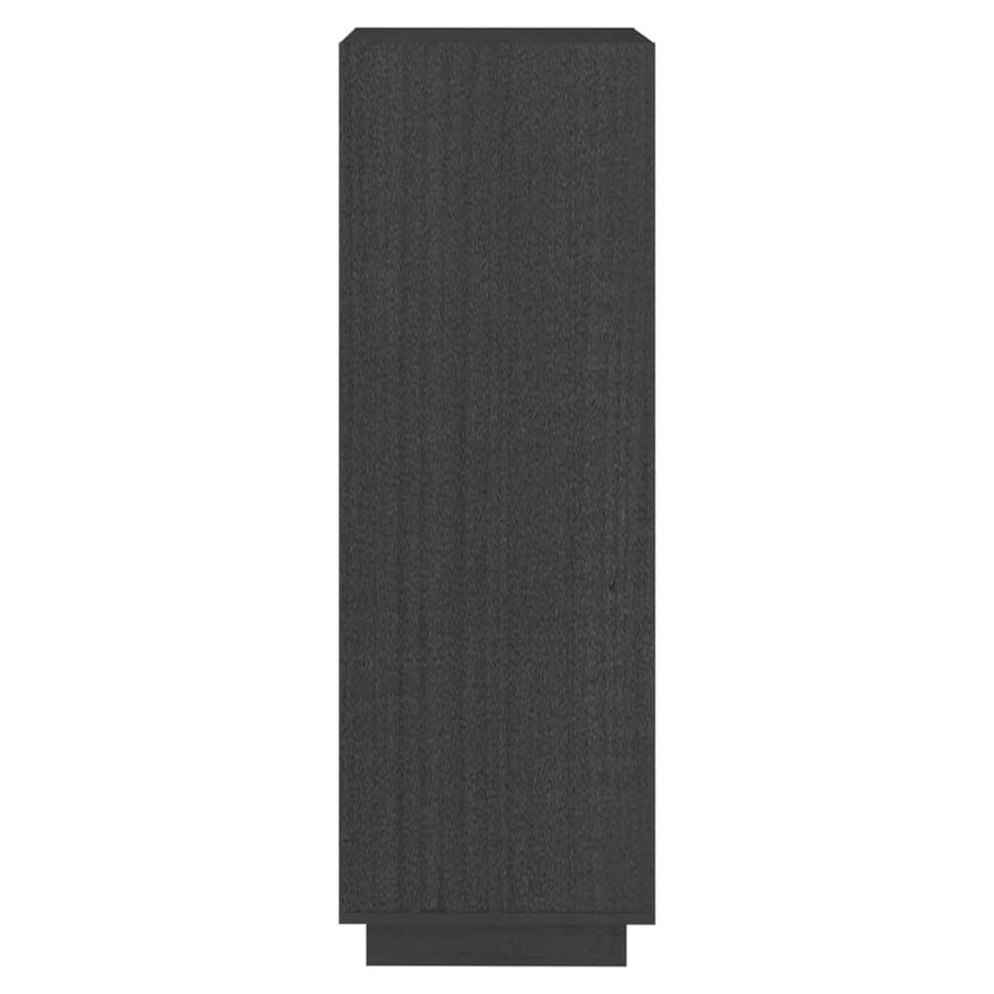 Boekenkast/Kamerscherm Massief Grenenhout 40 x 35 x 103 cm Grijs