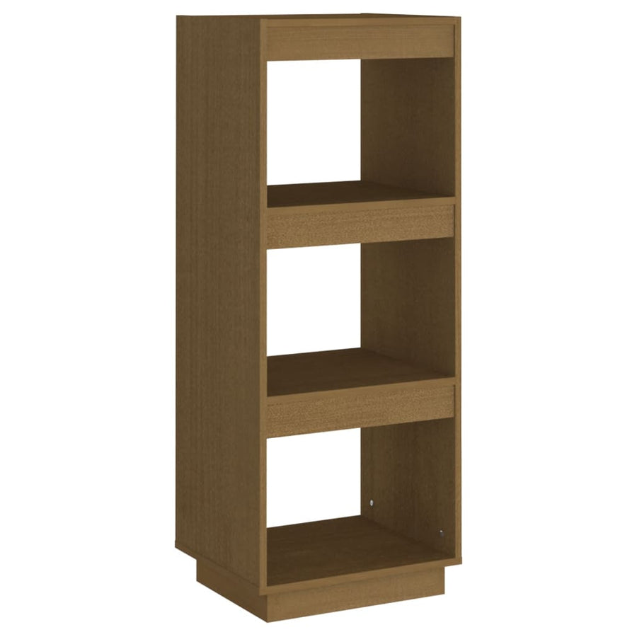 Boekenkast/kamerscherm massief grenenhout honingbruin 40 x 35 x 103 cm Honingbruin