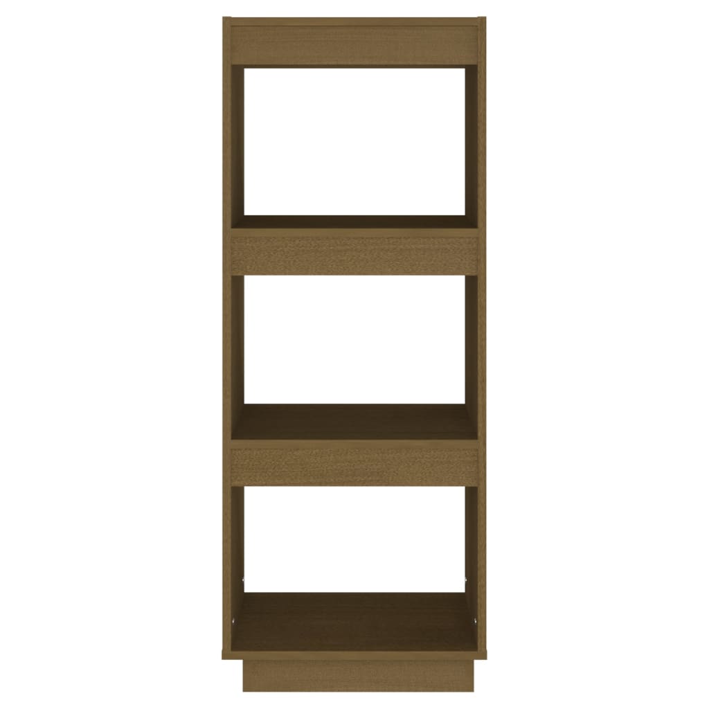 Boekenkast/kamerscherm massief grenenhout honingbruin 40 x 35 x 103 cm Honingbruin