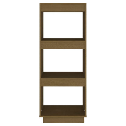 Boekenkast/kamerscherm massief grenenhout honingbruin 40 x 35 x 103 cm Honingbruin