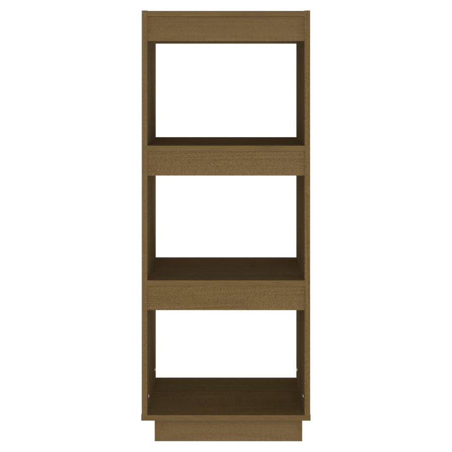Boekenkast/kamerscherm massief grenenhout honingbruin 40 x 35 x 103 cm Honingbruin