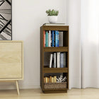Boekenkast kamerscherm massief grenenhout honingbruin 40x35x103 cm