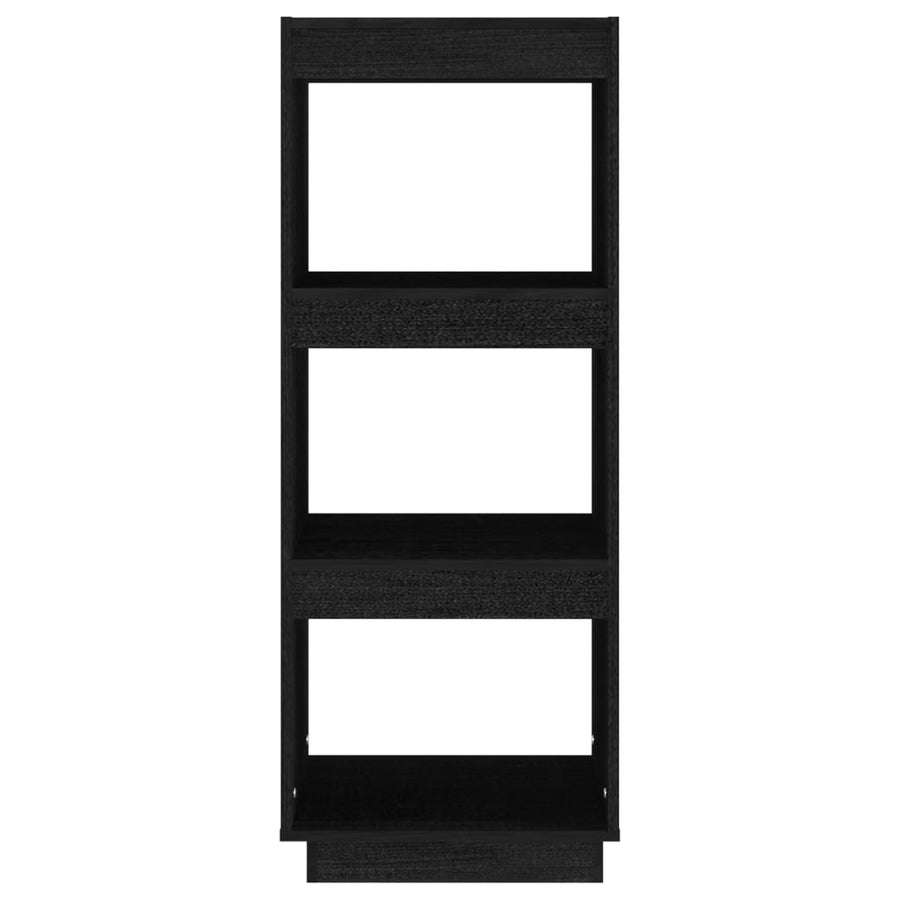 Boekenkast/Kamerscherm Massief Grenenhout 40 x 35 x 103 cm Zwart