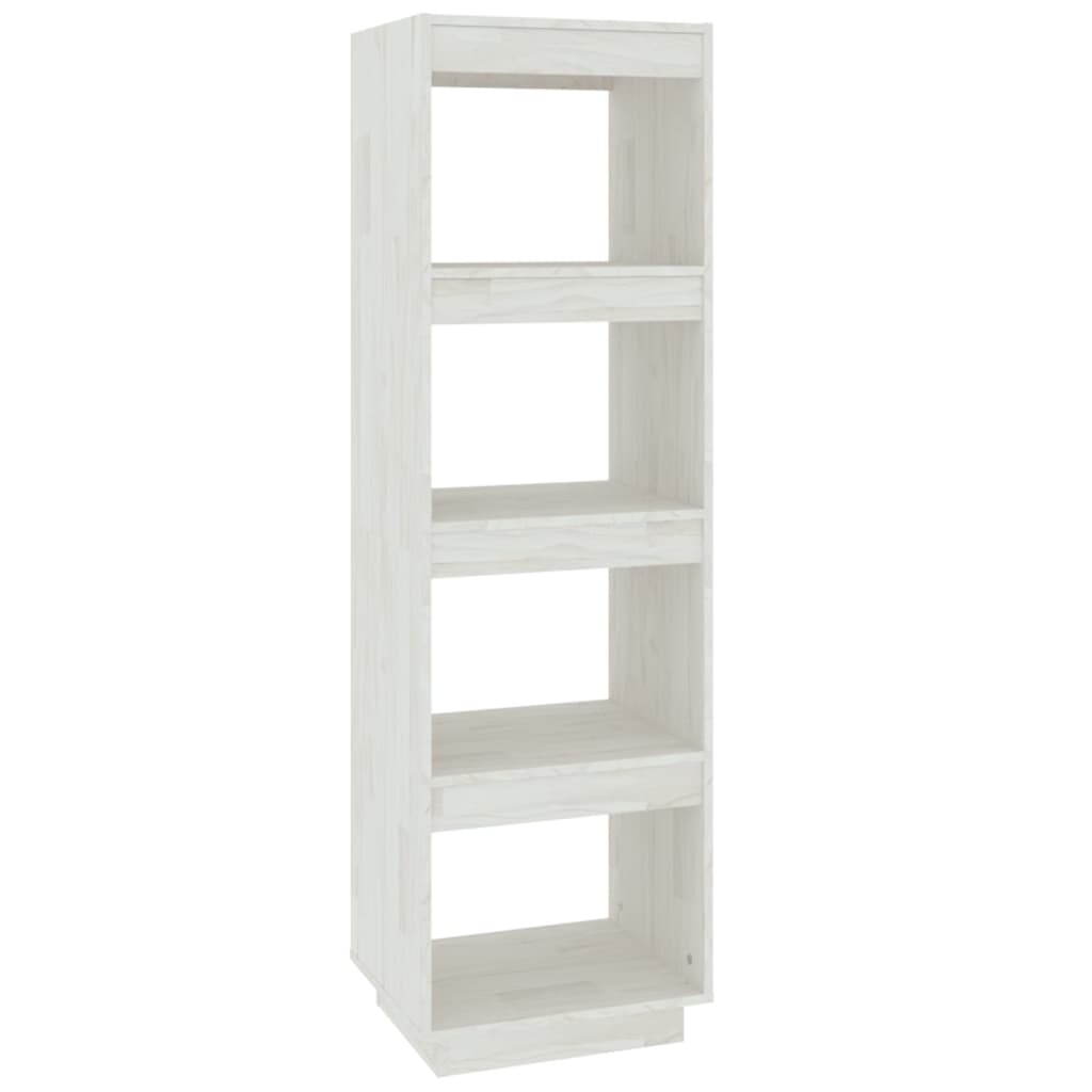 Boekenkast/Kamerscherm Massief Grenenhout 40 x 35 x 135 cm Wit
