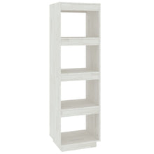 Boekenkast/Kamerscherm Massief Grenenhout 40 x 35 x 135 cm Wit