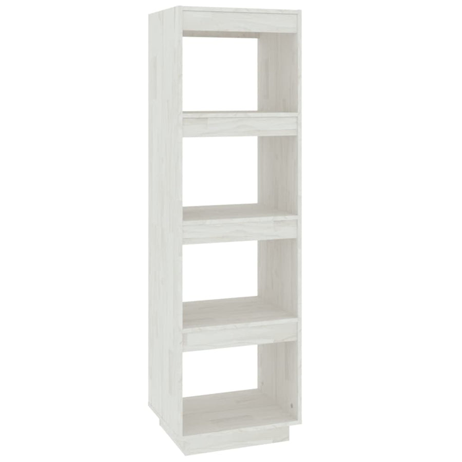 Boekenkast/Kamerscherm Massief Grenenhout 40 x 35 x 135 cm Wit