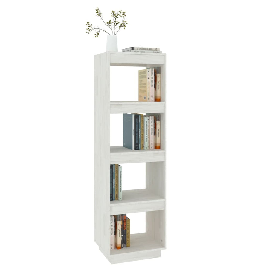 Boekenkast/Kamerscherm Massief Grenenhout 40 x 35 x 135 cm Wit