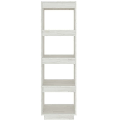 Boekenkast/Kamerscherm Massief Grenenhout 40 x 35 x 135 cm Wit