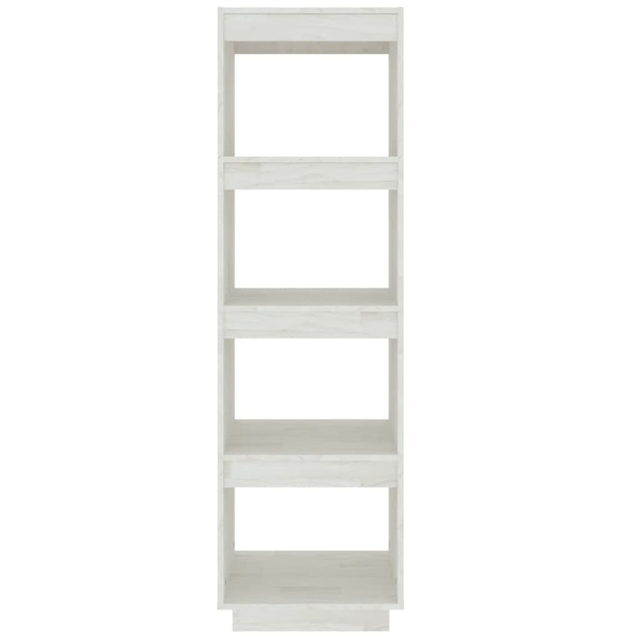 Boekenkast/Kamerscherm Massief Grenenhout 40 x 35 x 135 cm Wit