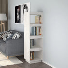 Bookcase/room divider 40x35x135 cm solid pine wood white