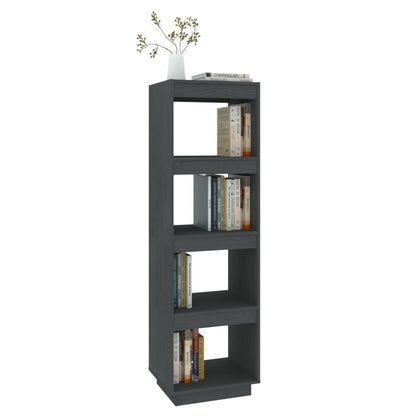 Boekenkast/Kamerscherm Massief Grenenhout 40 x 35 x 135 cm Grijs