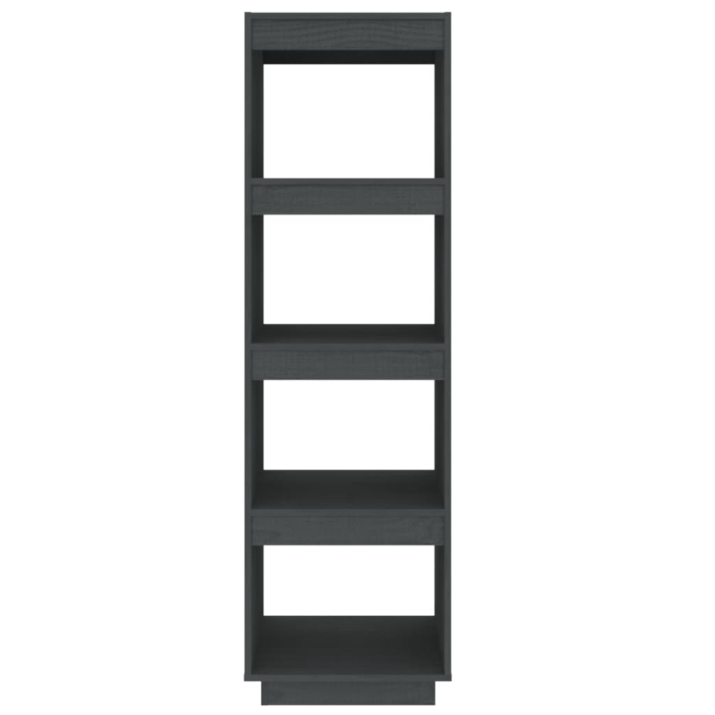 Boekenkast/Kamerscherm Massief Grenenhout 40 x 35 x 135 cm Grijs