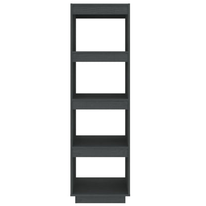 Boekenkast/Kamerscherm Massief Grenenhout 40 x 35 x 135 cm Grijs