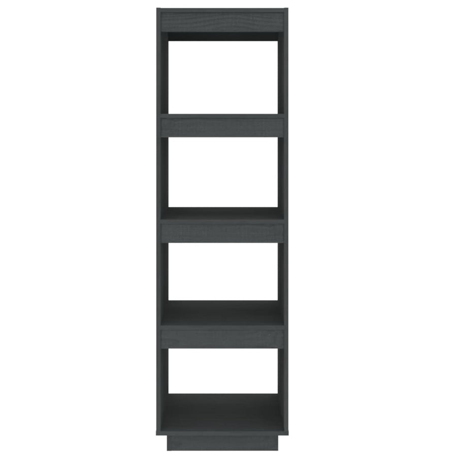 Boekenkast/Kamerscherm Massief Grenenhout 40 x 35 x 135 cm Grijs