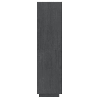 Boekenkast/Kamerscherm Massief Grenenhout 40 x 35 x 135 cm Grijs