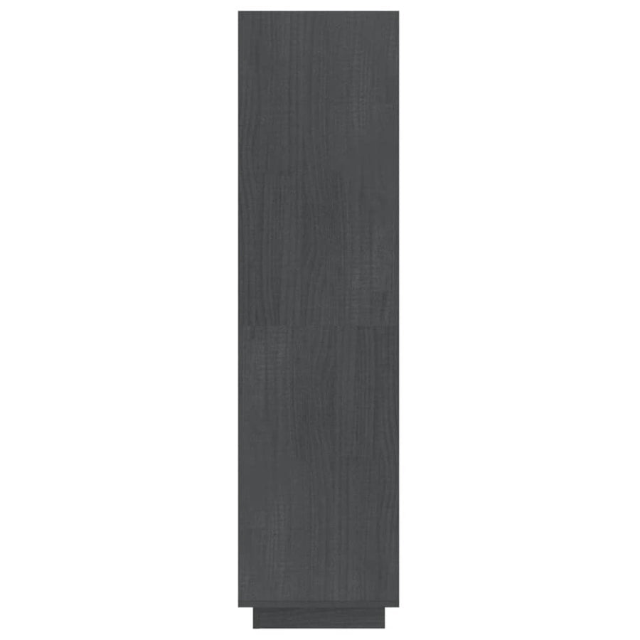 Boekenkast/Kamerscherm Massief Grenenhout 40 x 35 x 135 cm Grijs