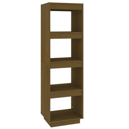 Boekenkast/Kamerscherm Grenenhout 40 x 35 x 135 cm Honingbruin