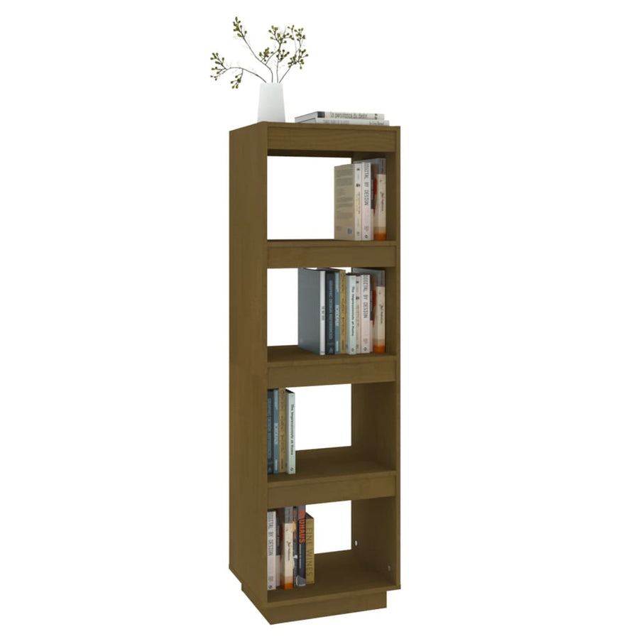 Boekenkast/Kamerscherm Grenenhout 40 x 35 x 135 cm Honingbruin
