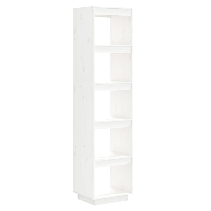Boekenkast/Kamerscherm Massief Grenenhout 40 x 35 x 167 cm Wit