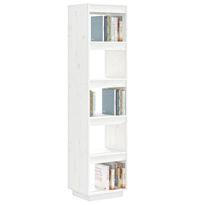 Boekenkast/Kamerscherm Massief Grenenhout 40 x 35 x 167 cm Wit