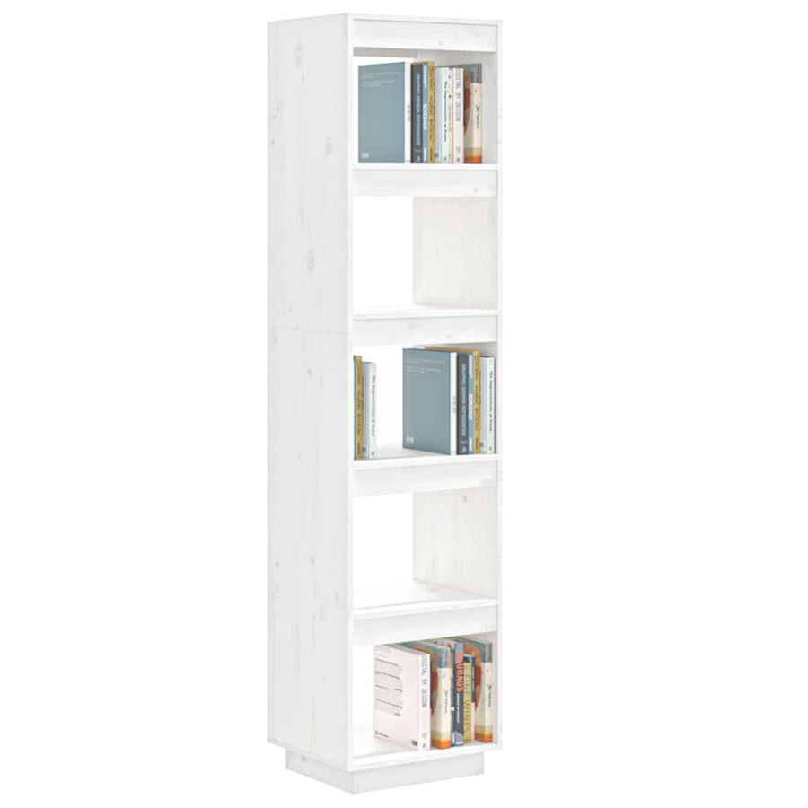 Boekenkast/Kamerscherm Massief Grenenhout 40 x 35 x 167 cm Wit