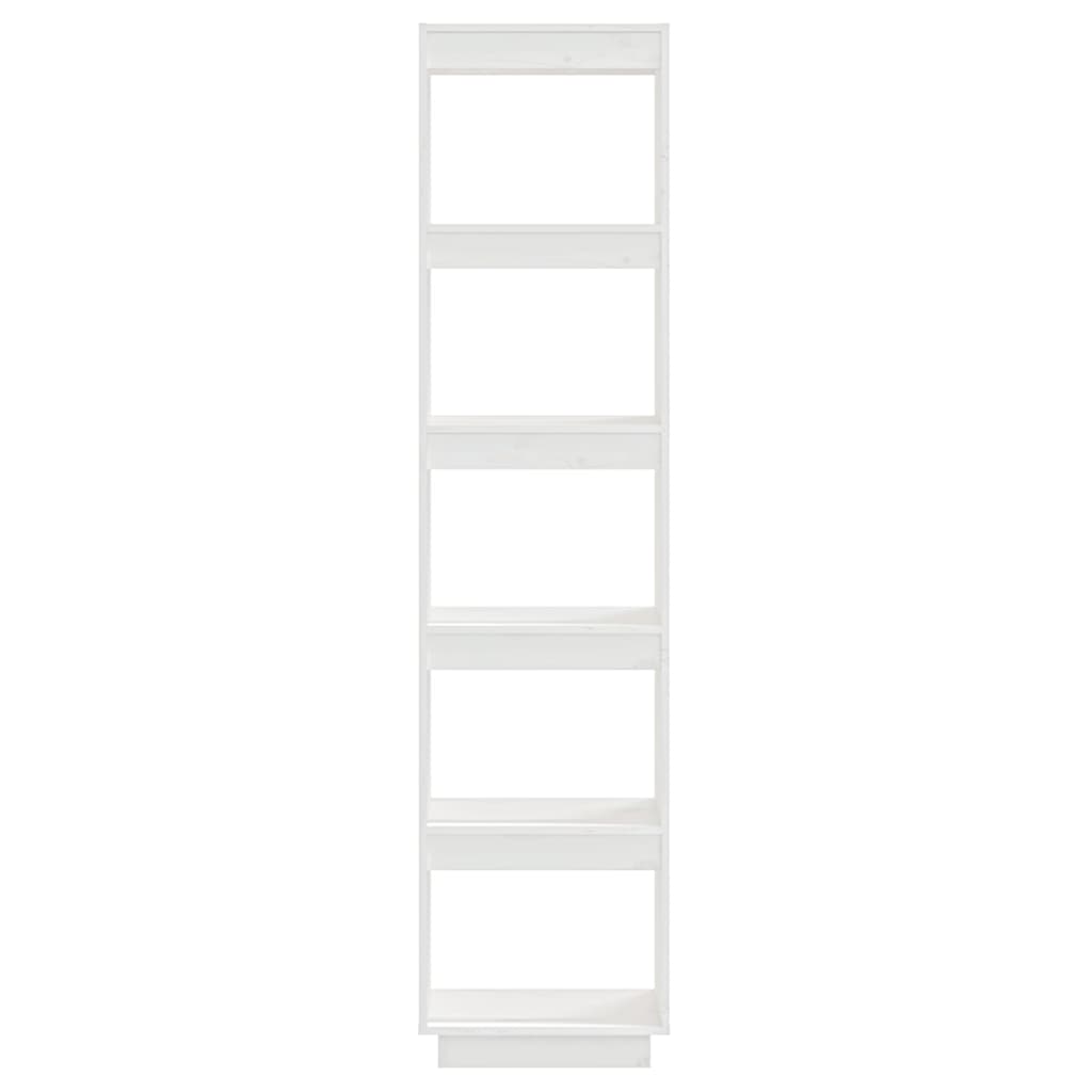 Boekenkast/Kamerscherm Massief Grenenhout 40 x 35 x 167 cm Wit