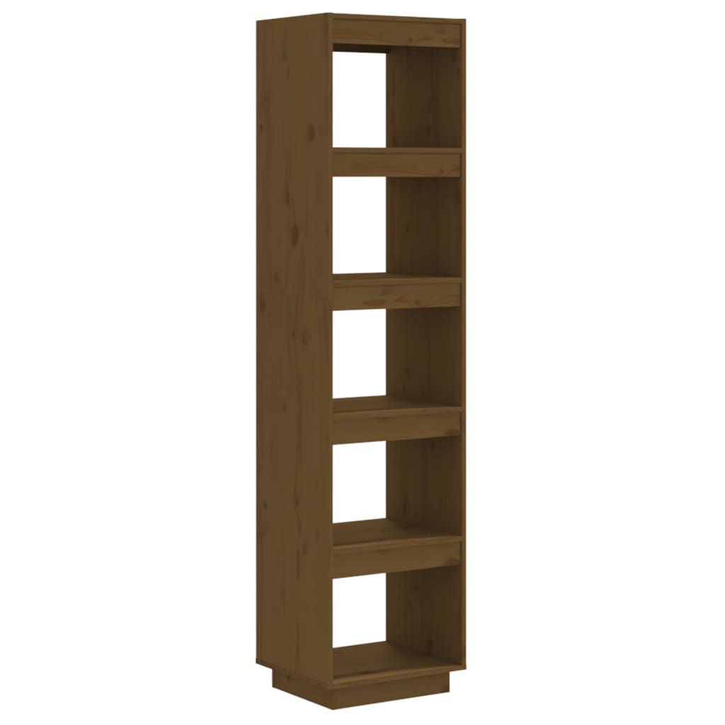 Boekenkast/Kamerscherm Grenenhout 40 x 35 x 167 cm Honingbruin