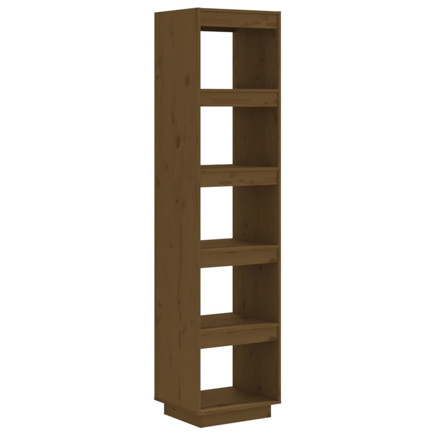 Boekenkast/Kamerscherm Grenenhout 40 x 35 x 167 cm Honingbruin