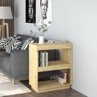 Boekenkast 60x35x71 cm massief grenenhout wandmontage