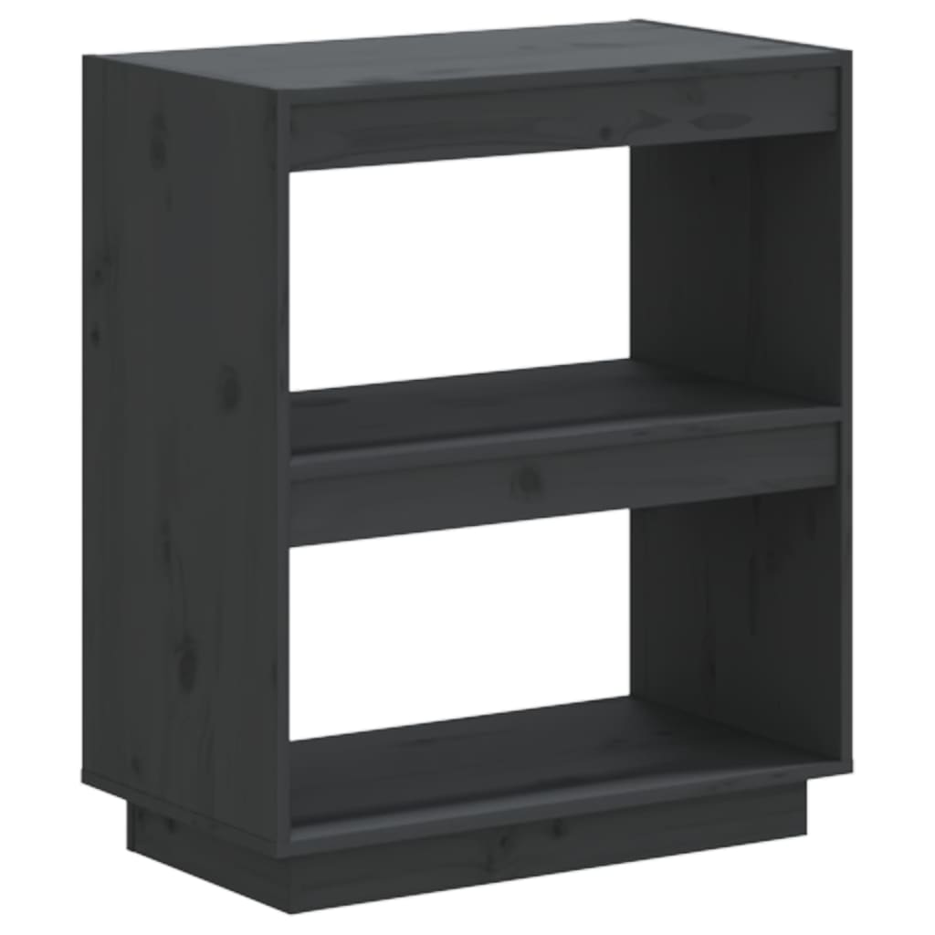 Boekenkast Massief Grenenhout 60 x 35 x 71 cm Grijs