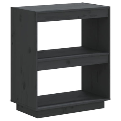 Boekenkast Massief Grenenhout 60 x 35 x 71 cm Grijs