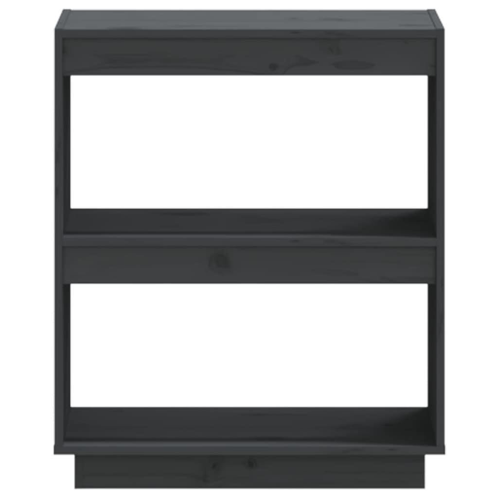 Boekenkast Massief Grenenhout 60 x 35 x 71 cm Grijs