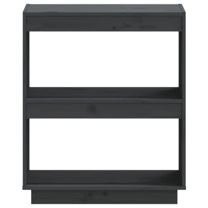 Boekenkast Massief Grenenhout 60 x 35 x 71 cm Grijs